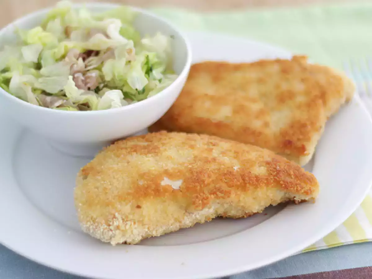 Domači cordon bleu zrezki - fotografija 3