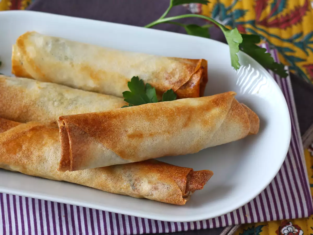 Domači libanonski rikakats - kuhanje v cvrtniku na zraku - fotografija 2