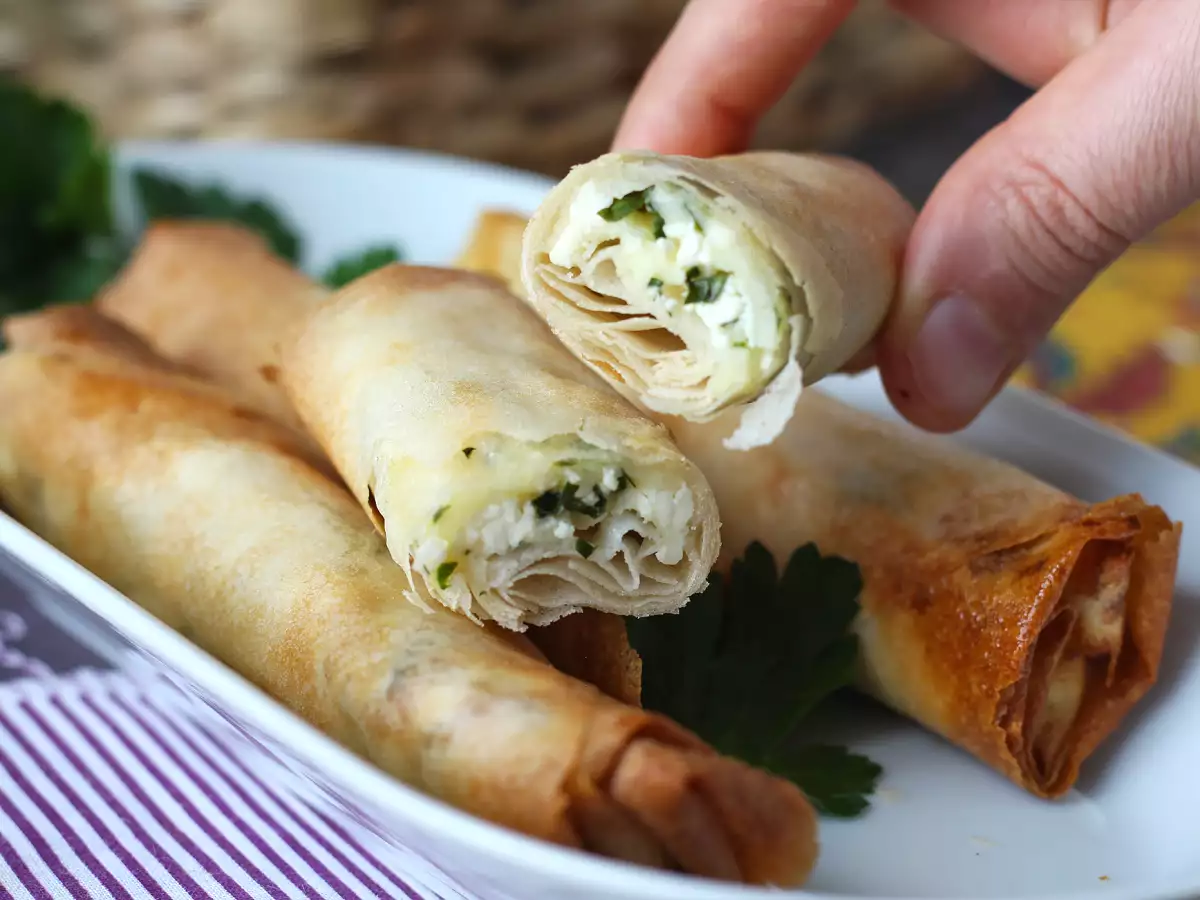 Domači libanonski rikakats - kuhanje v cvrtniku na zraku - fotografija 3