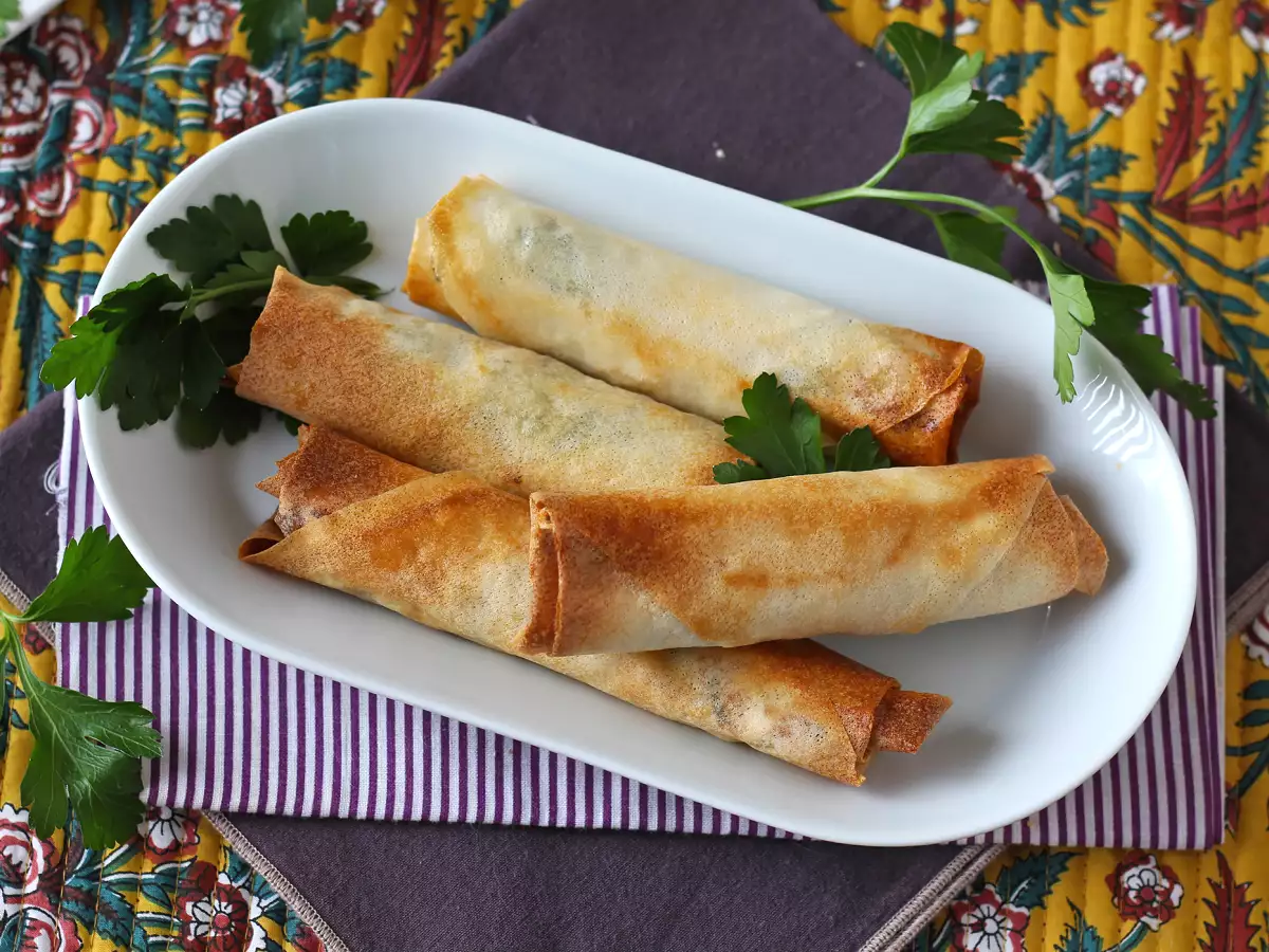 Domači libanonski rikakats - kuhanje v cvrtniku na zraku - fotografija 4