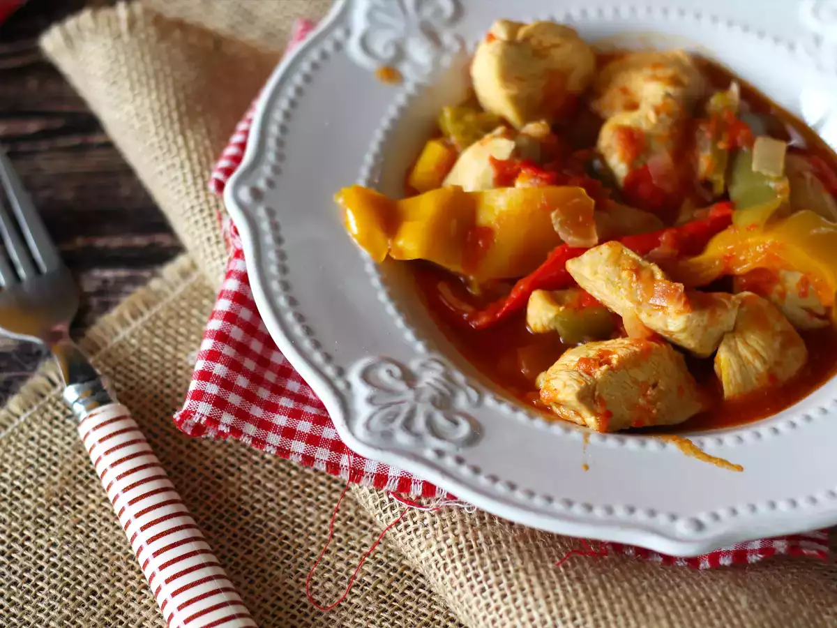 Ekspresni piščanec Basquaise v restavraciji Cookeo - fotografija 3