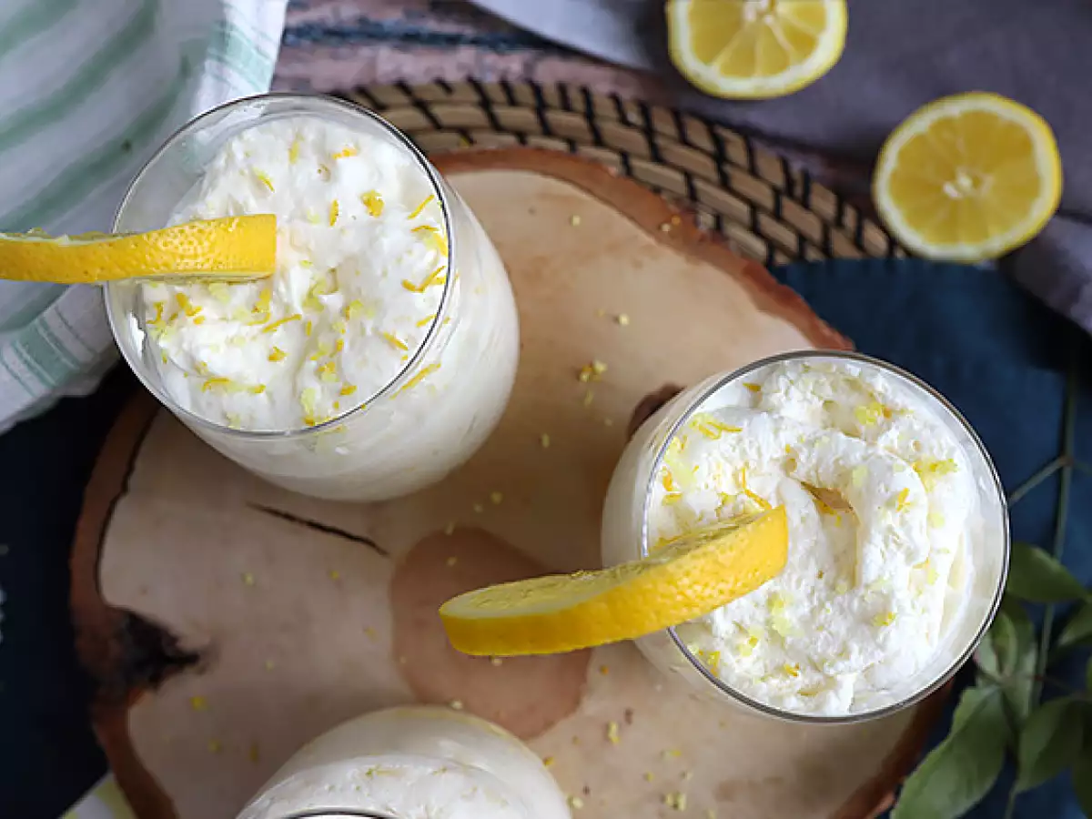 Enostaven limonin mousse - fotografija 2