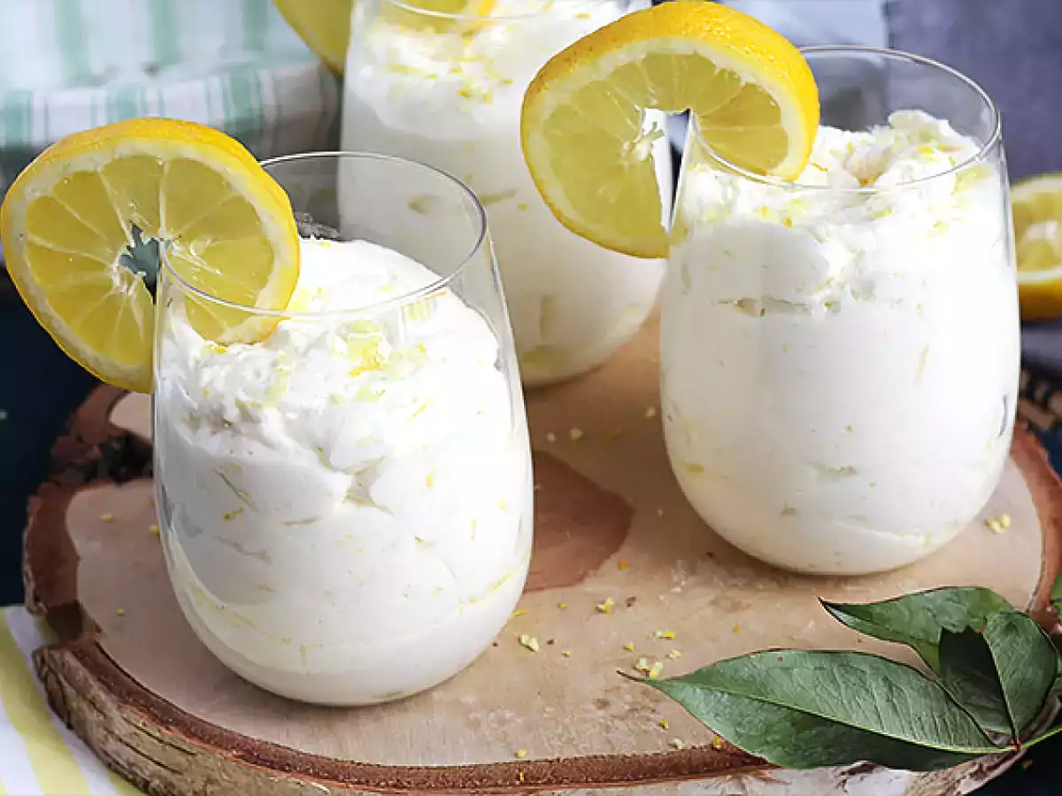 Enostaven limonin mousse - fotografija 5