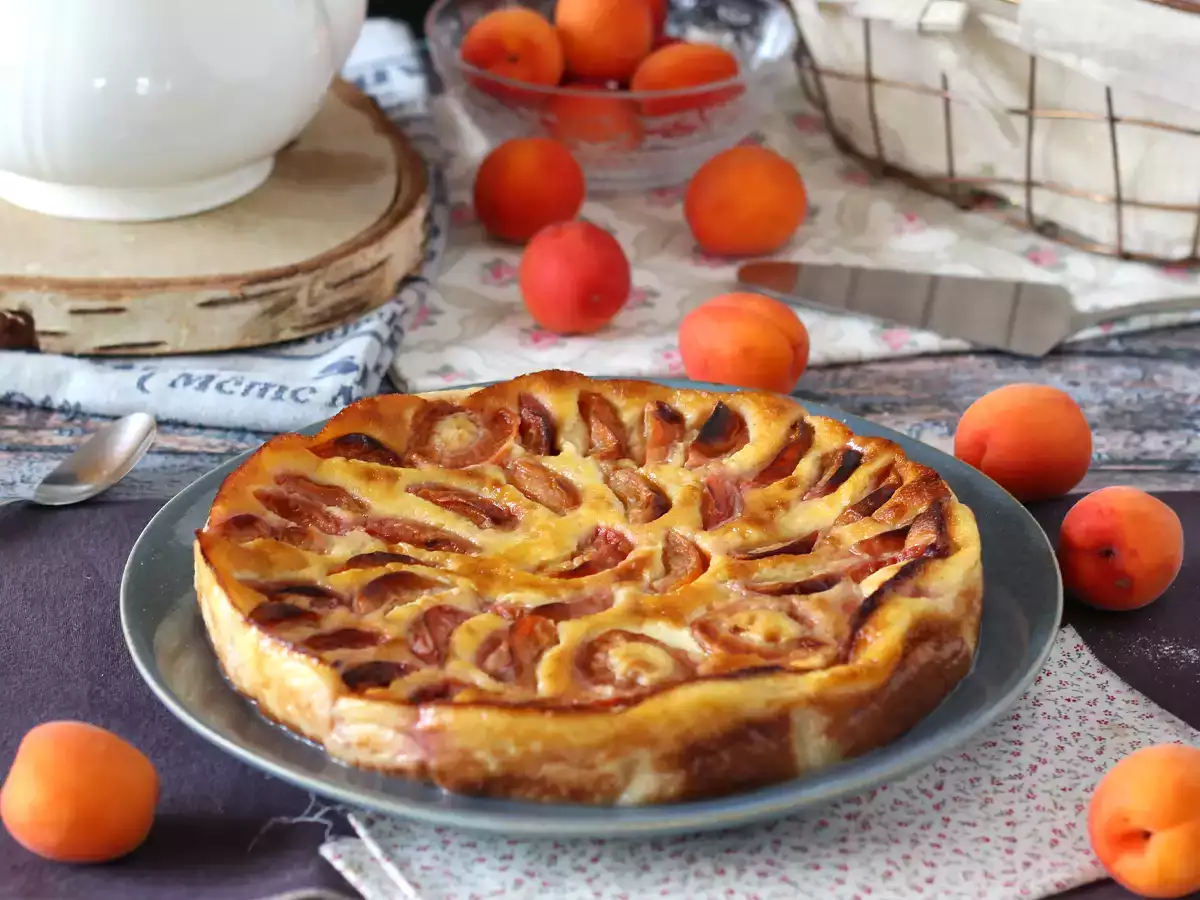 Enostaven marelični clafoutis - fotografija 7