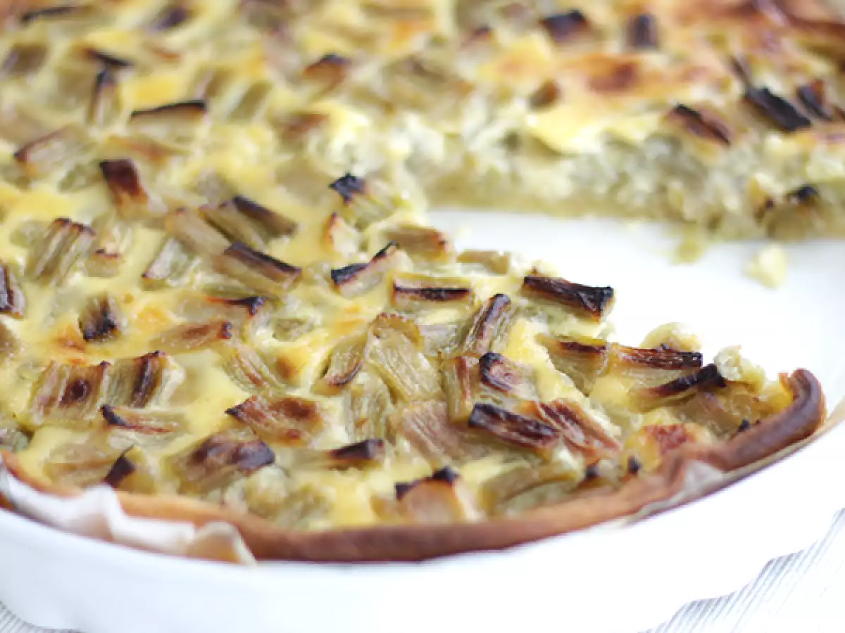 Enostaven rabarbarov tart - fotografija 2