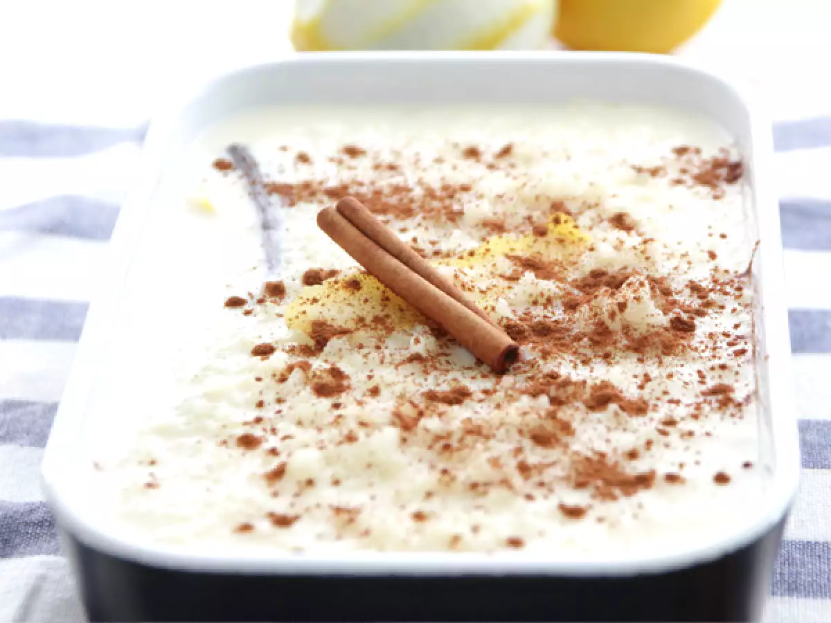 Enostaven rižev puding