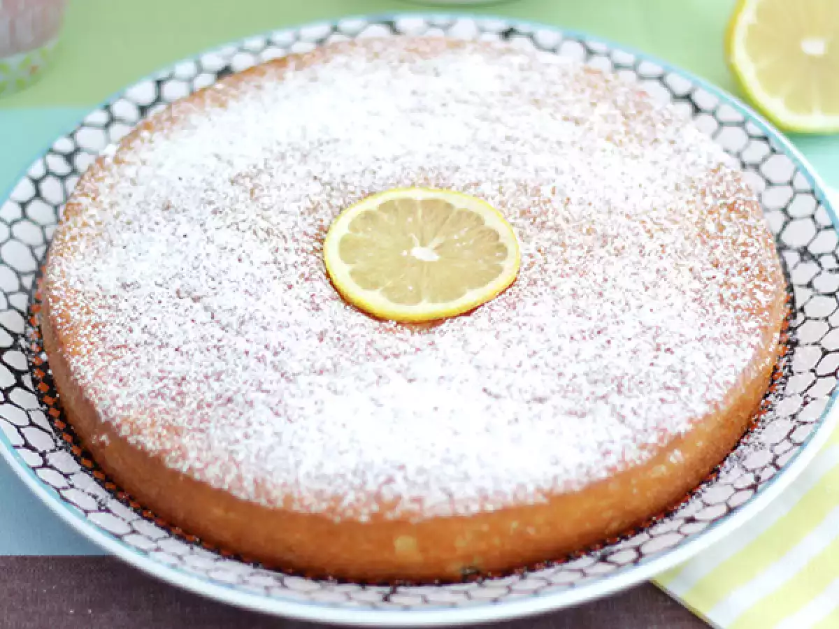 Enostavna limonina torta - fotografija 4