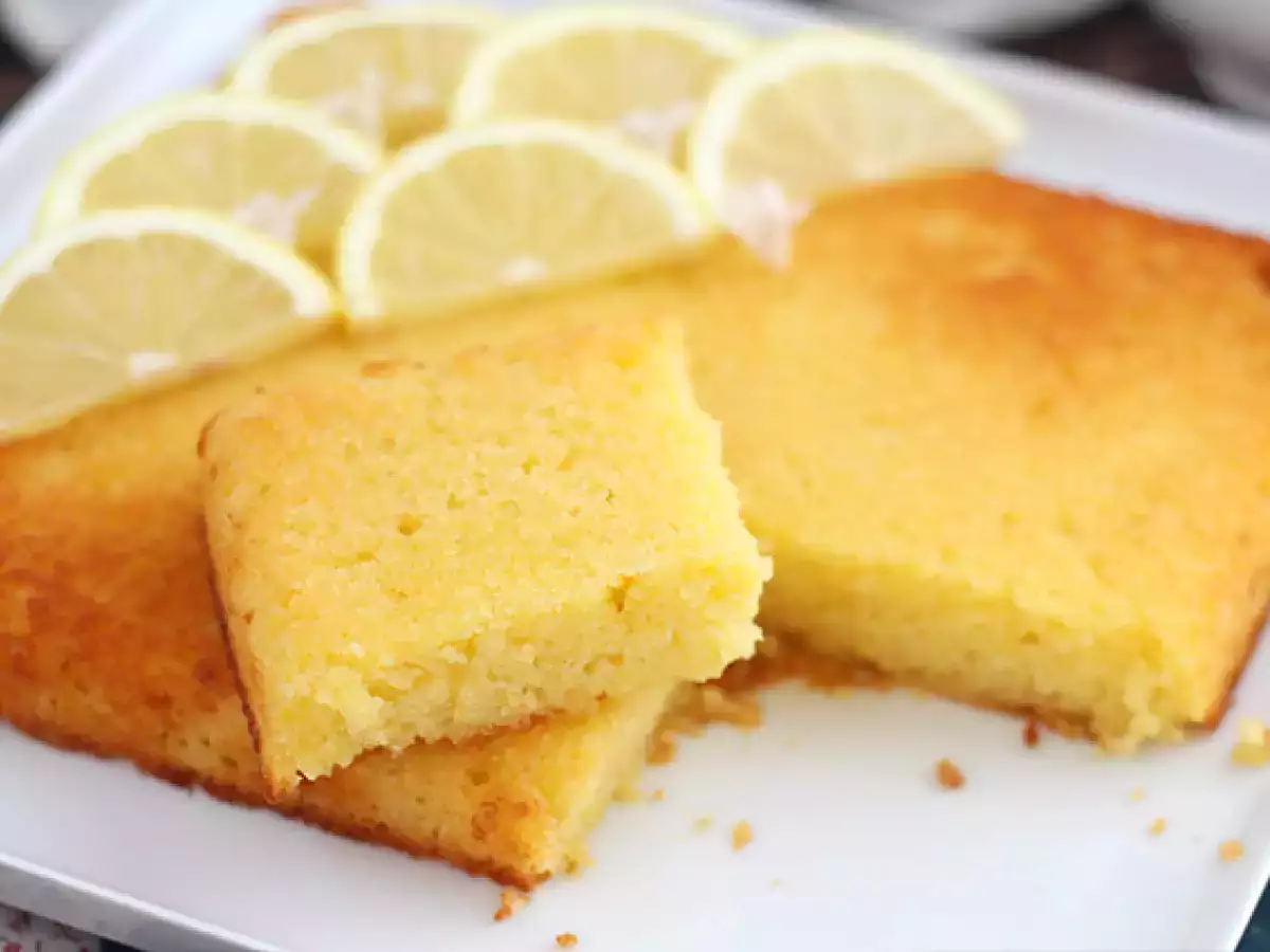 Enostavna limonina torta - fotografija 5