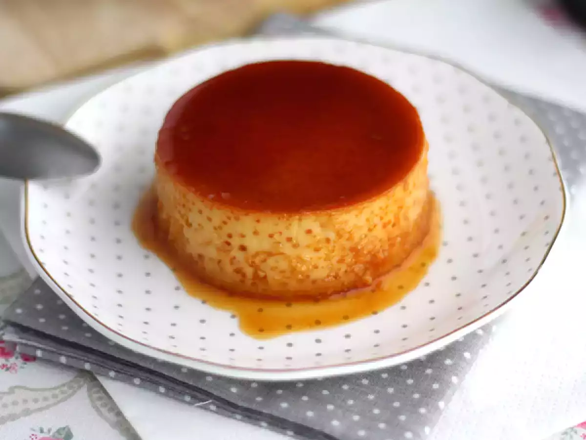 Flan s kondenziranim mlekom - fotografija 3