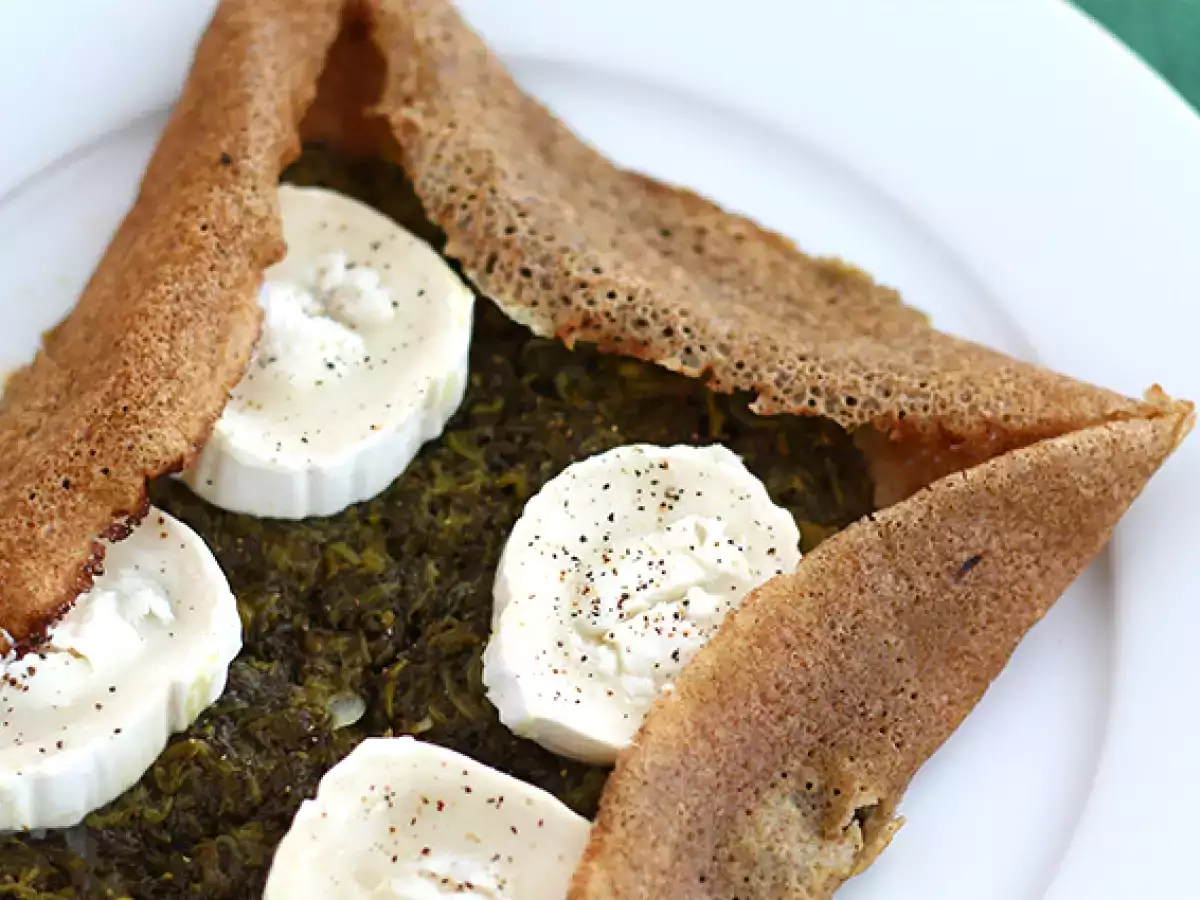 Galeta iz kozjega sira in špinače - fotografija 2