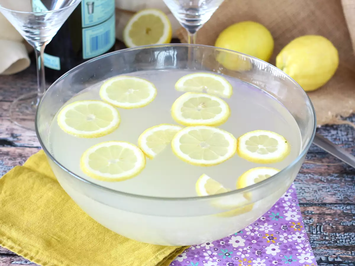 Gin fizz, ki ga lahko med aperitivom delite z vsemi gosti - fotografija 4