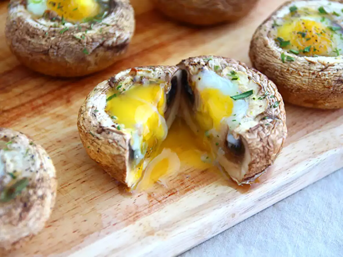 Gobe s prepeličjimi jajci - fotografija 4