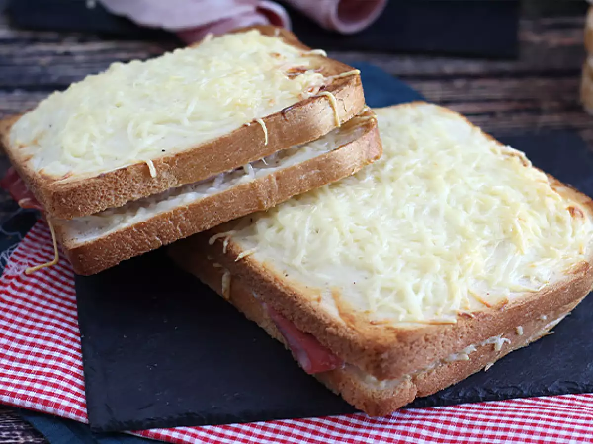 Gourmet croque-monsieur z bešamelno omako - fotografija 2