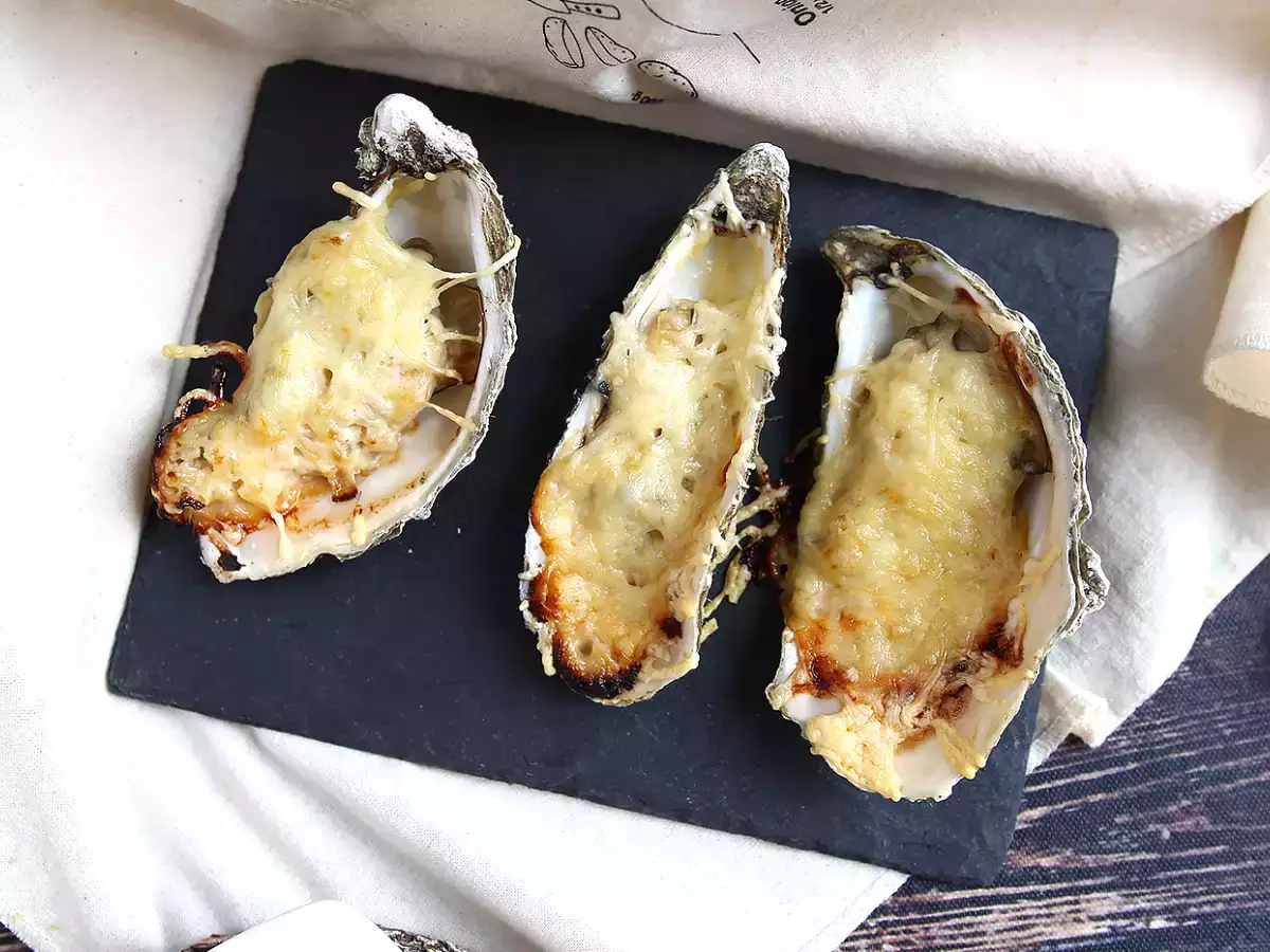 Gurmanske ostrige au gratin - fotografija 5