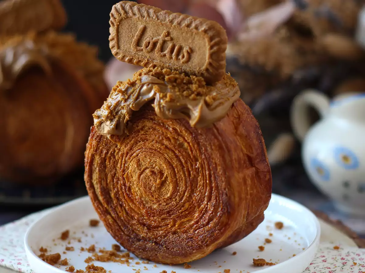 Hiter in poceni recept za newyorški zvitek s speculoos namazom - fotografija 4