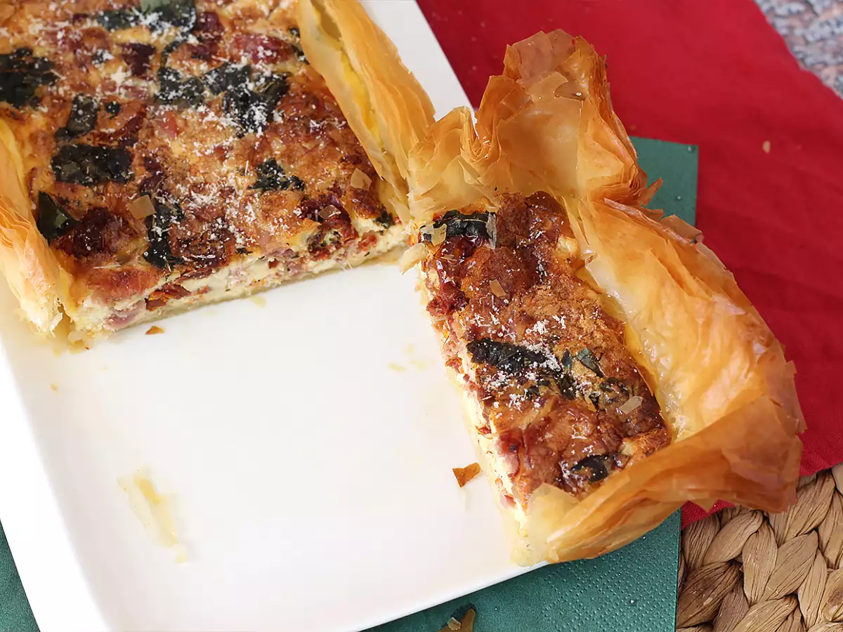 Hitra italijanska pita iz testa filo - fotografija 2