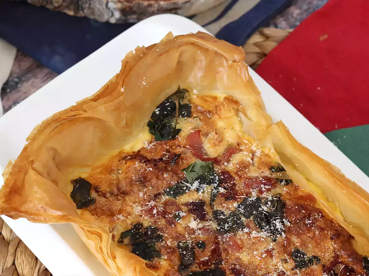 Hitra italijanska pita iz testa filo - fotografija 3