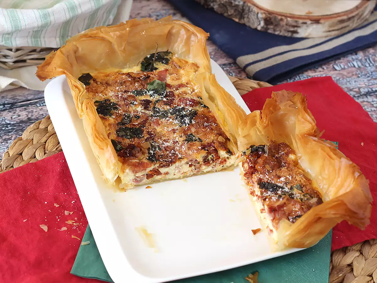 Hitra italijanska pita iz testa filo - fotografija 4