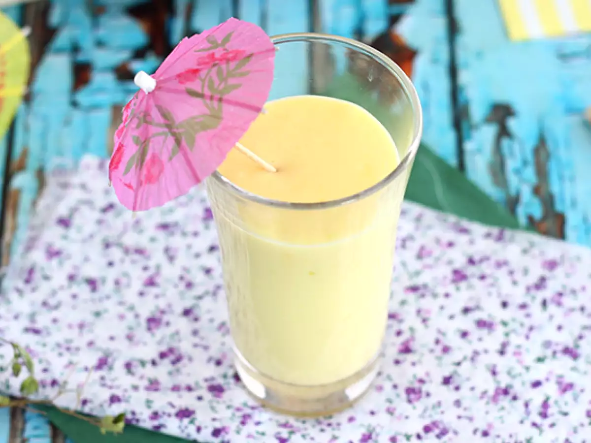 Hitri mangov lassi - fotografija 2