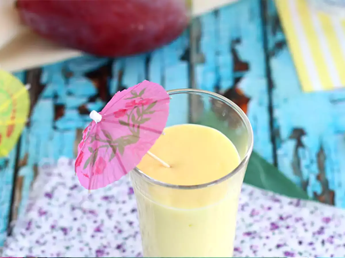Hitri mangov lassi - fotografija 4