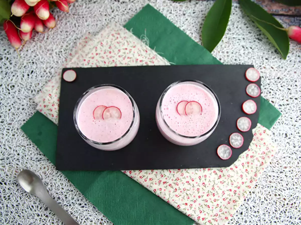 Hladna redkvična juha - fotografija 2