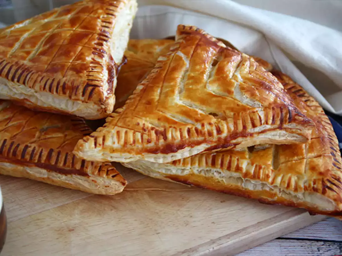 Hruškov frangipan v posameznih porcijah - fotografija 3