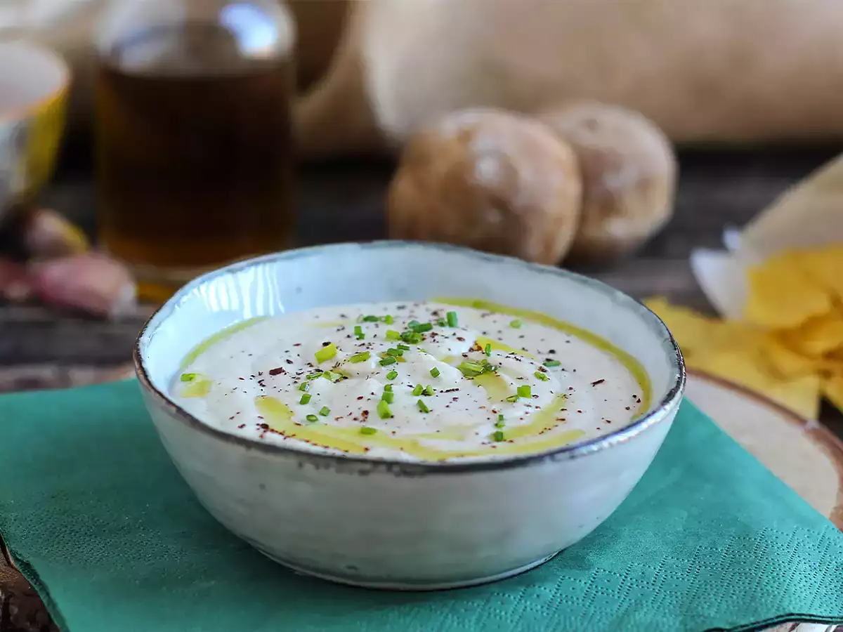 Humus iz belega fižola in kokosovega mleka - fotografija 4