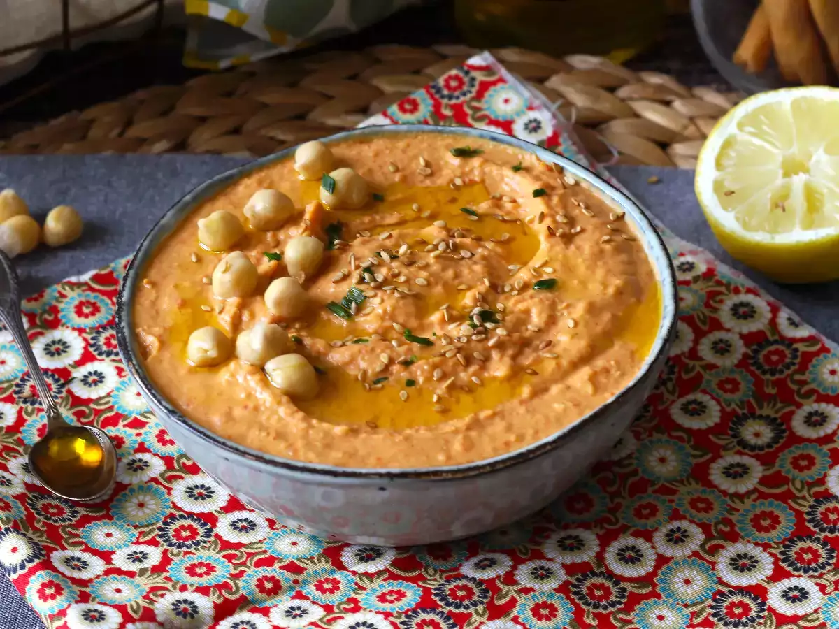 Humus iz rdeče paprike - fotografija 5