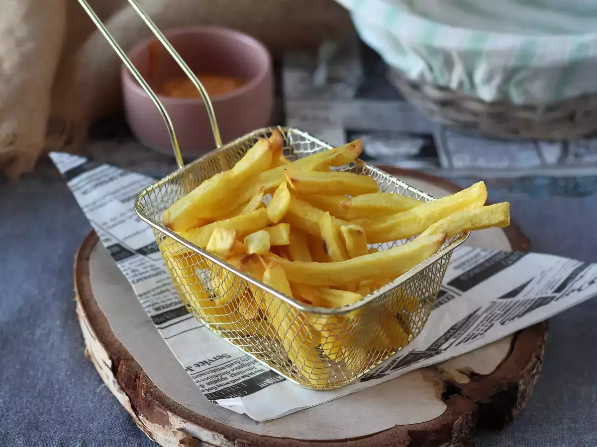 Izjemno hrustljav zamrznjen krompirček v cvrtniku na vroč zrak! - fotografija 4