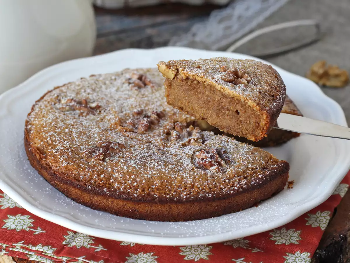 Izjemno preprosta orehova torta iz samo 4 sestavin - fotografija 7