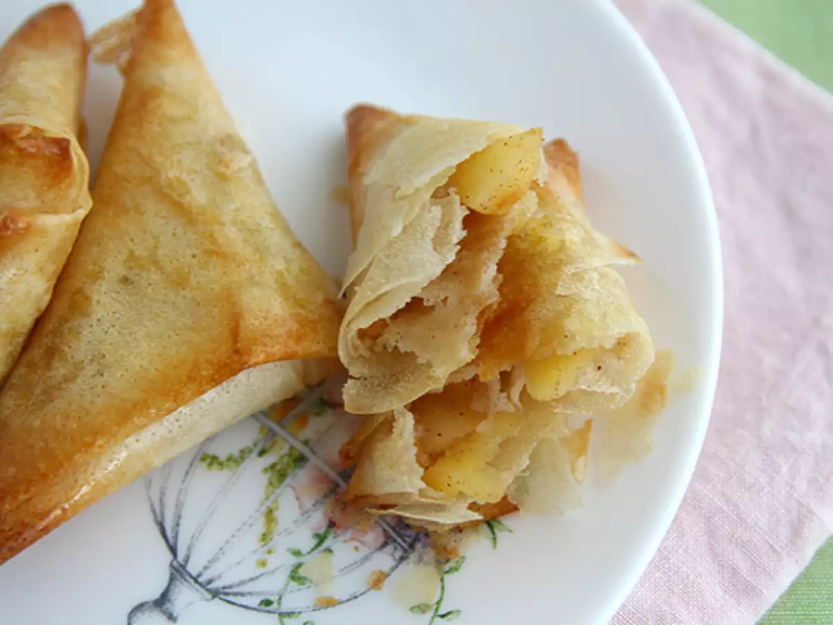 Jabolčne samose s cimetom - fotografija 3