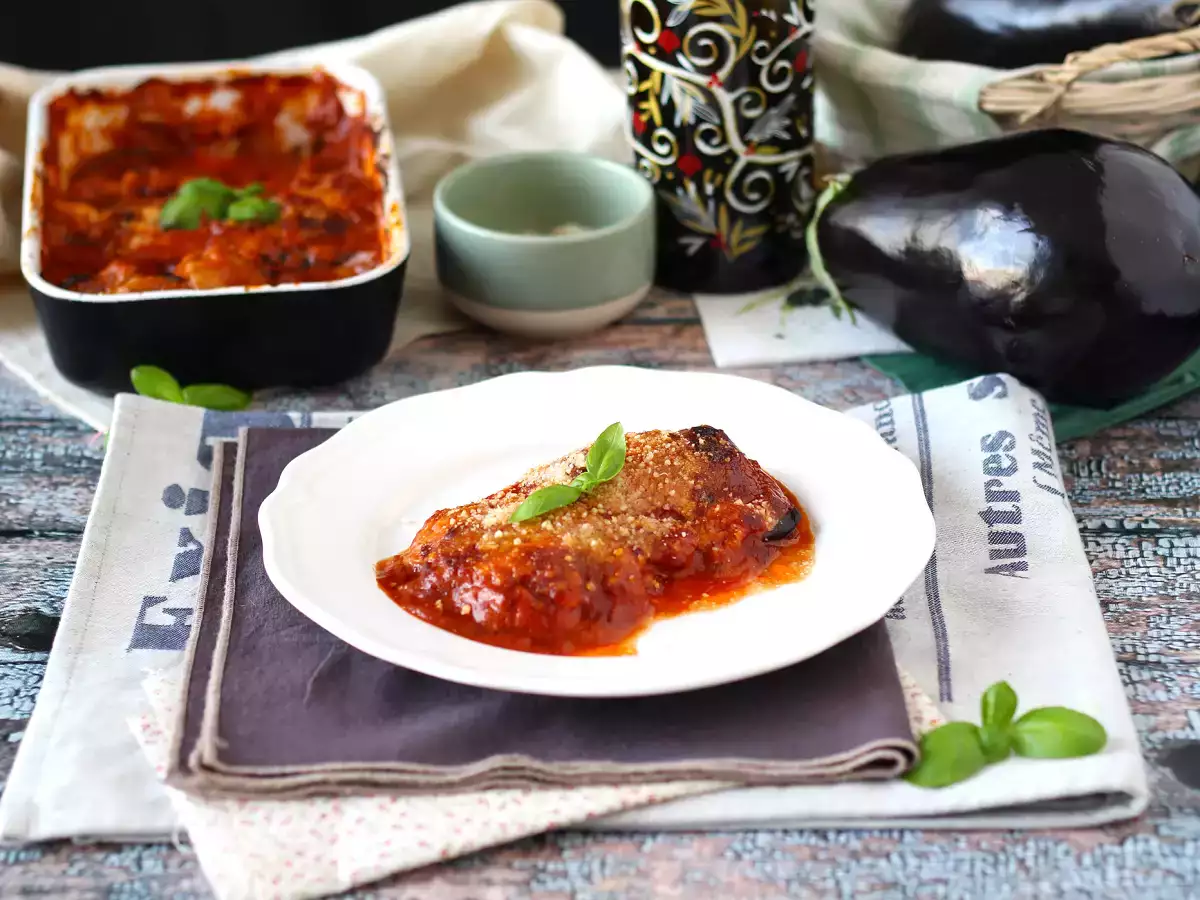 Jajčevec parmigiana, tradicionalni recept, razložen korak za korakom! - fotografija 7