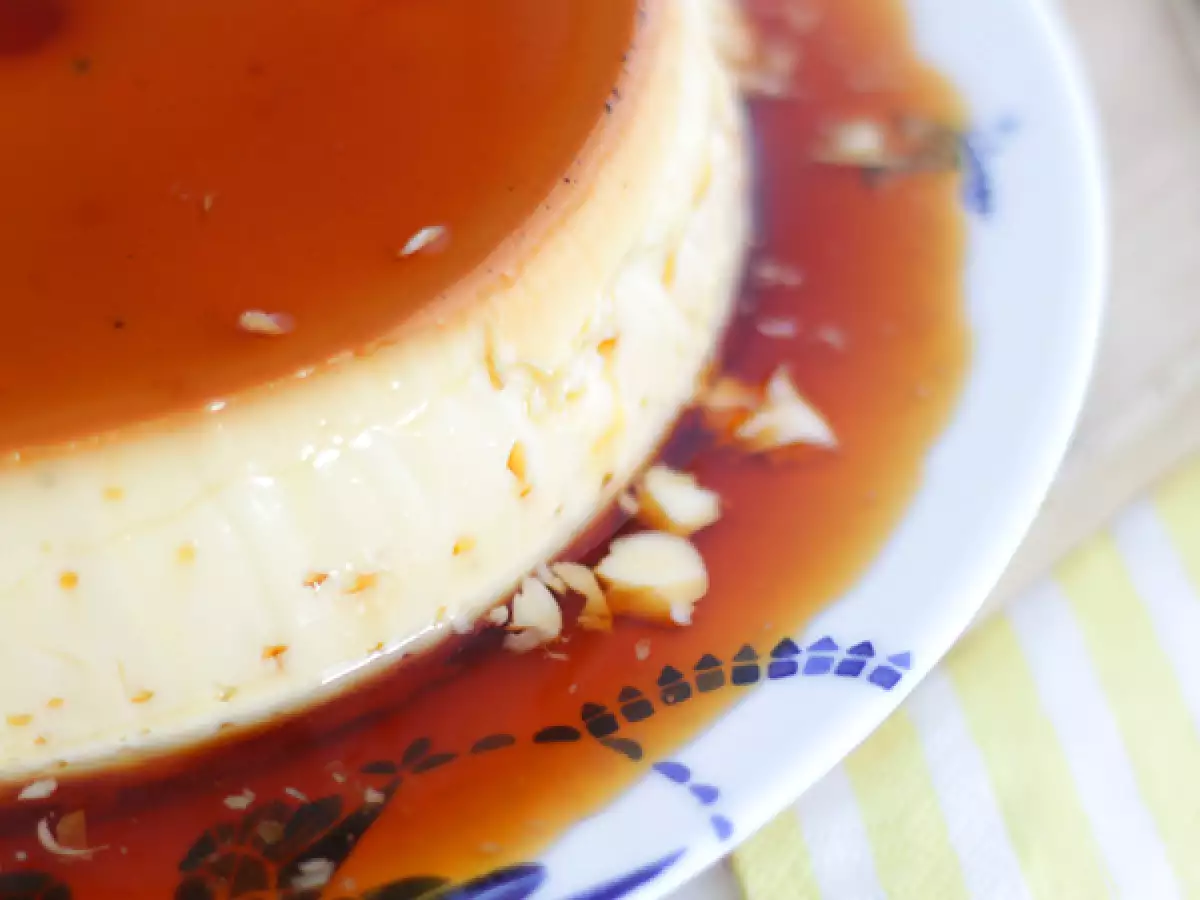 Jajčni flan z vaniljo - fotografija 2