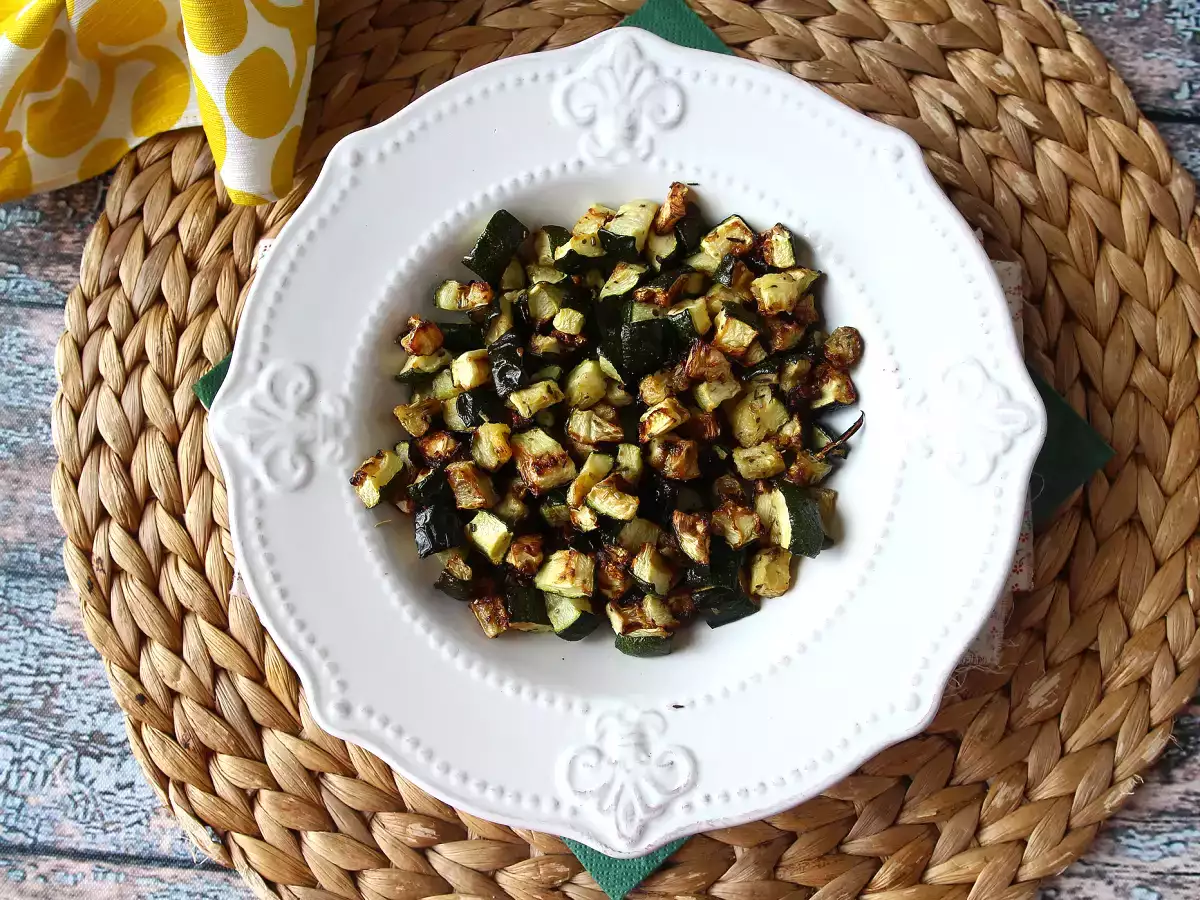 Kako pripraviti bučke v aparatu za cvrtje na zraku? - fotografija 3