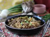 Kako pripraviti instantne rezance? Hiter recept z govedino in gobami, fotografija 2