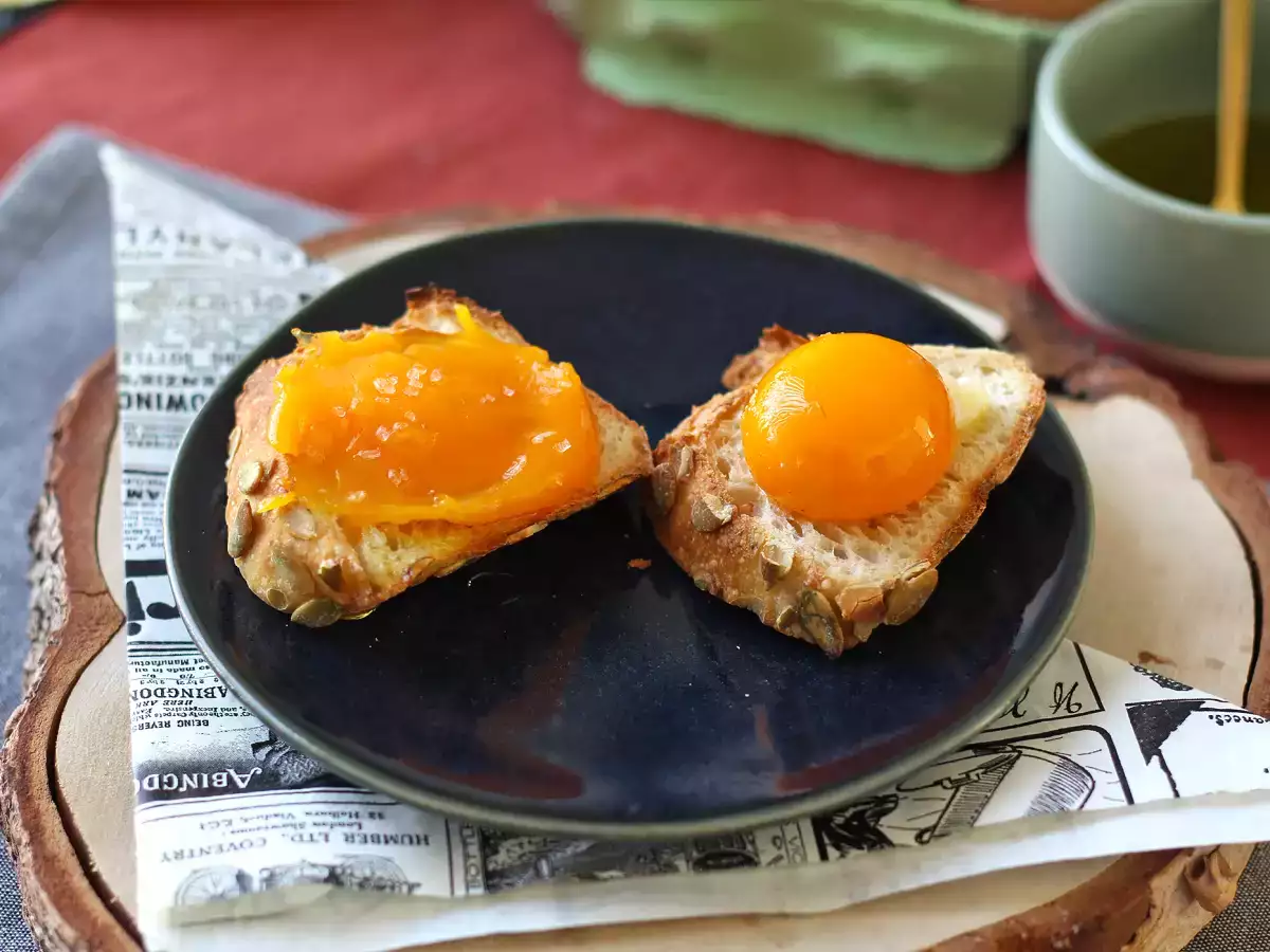 Kandirani jajčni rumenjaki z namazom Air Fryer - fotografija 6