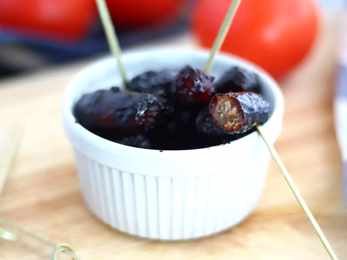 Karamelizirane klobase za aperitiv - fotografija 2