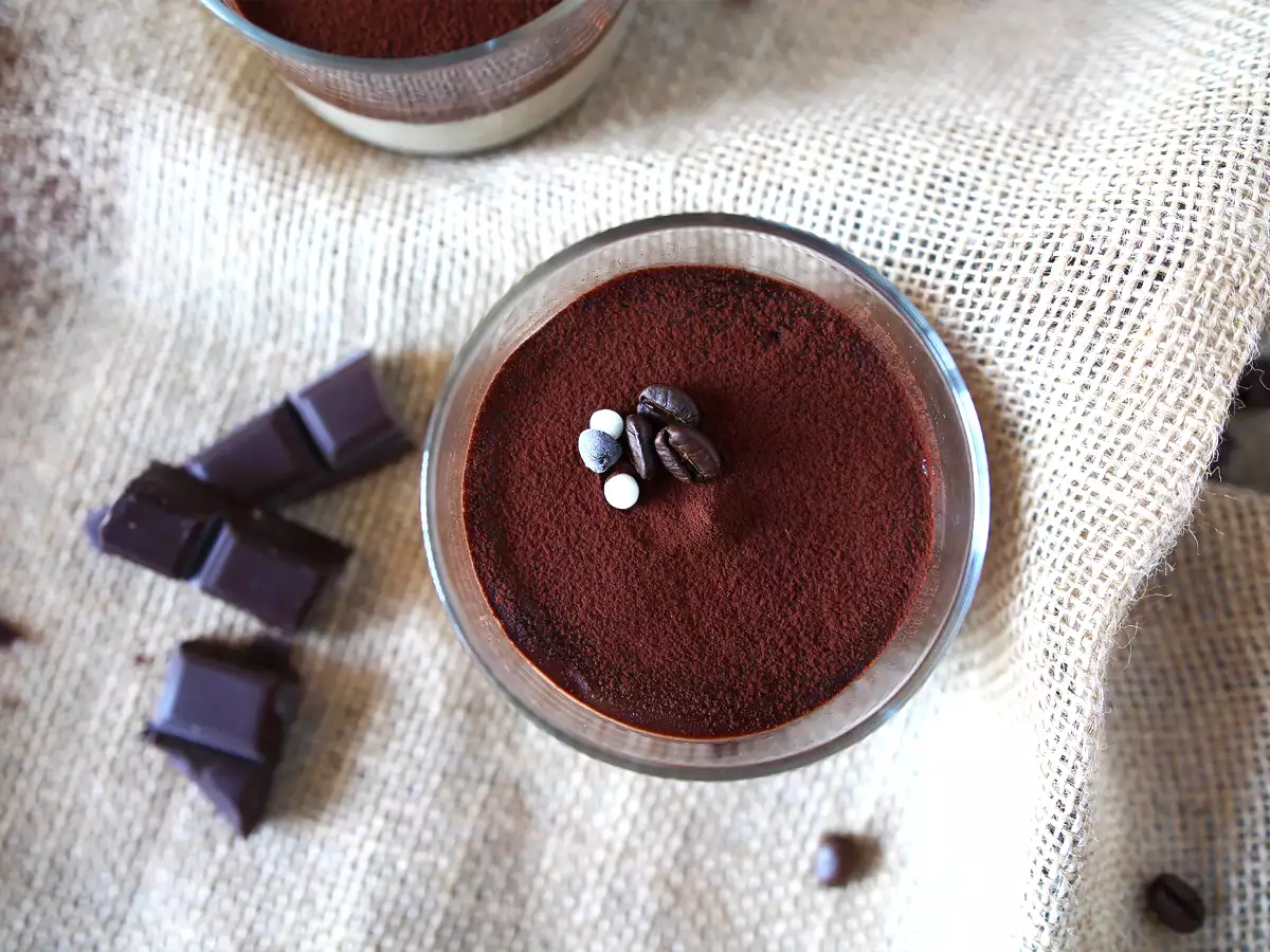 Kavna krema z ganachejem in kakavom - fotografija 4
