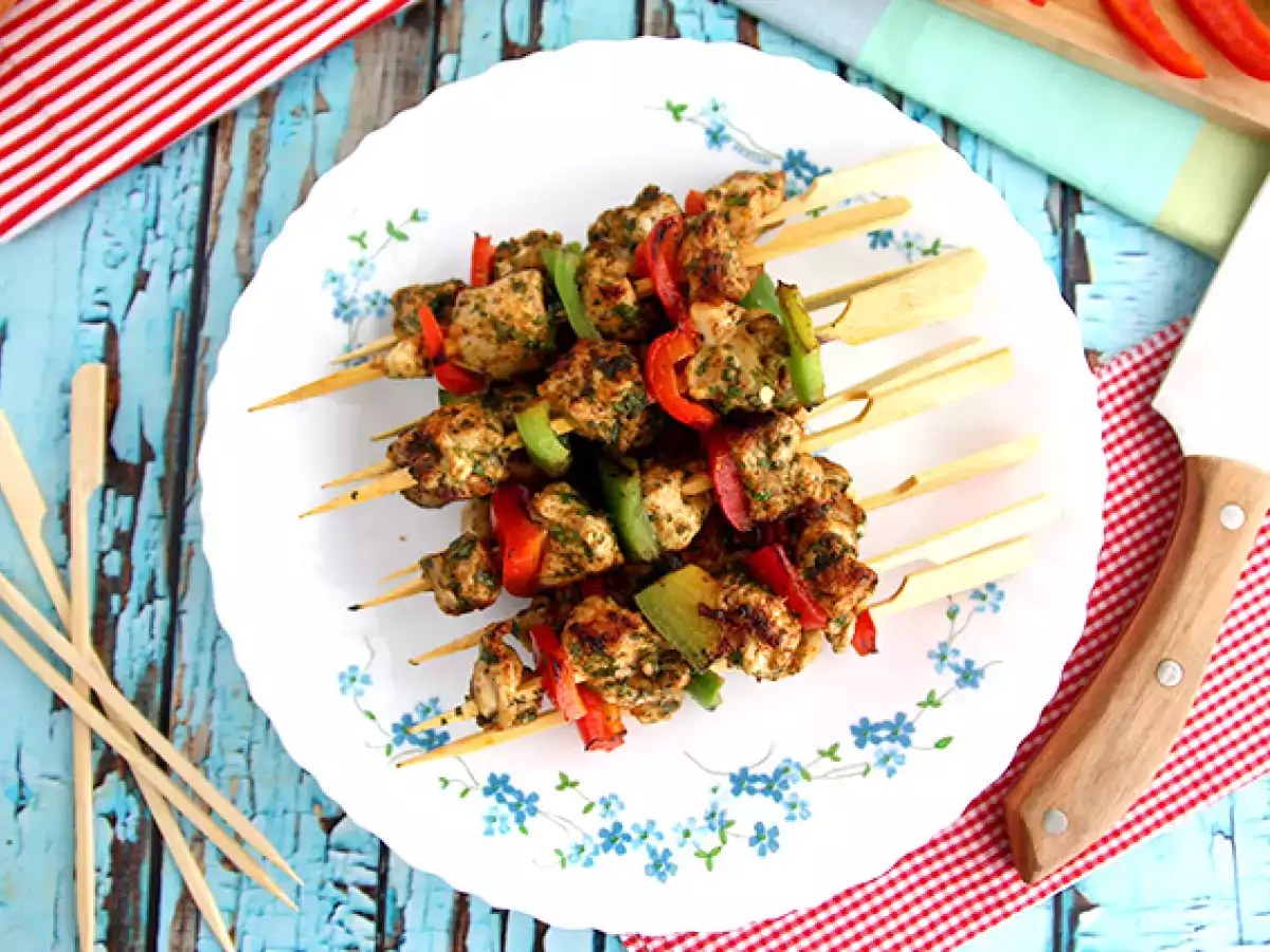 Kebabi s piščancem in papriko - fotografija 2
