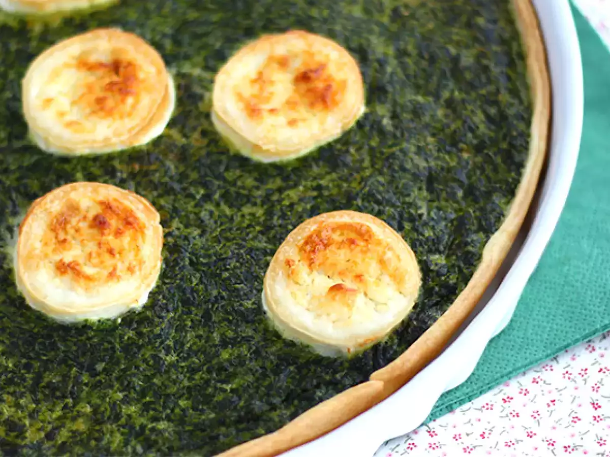 Kiš iz špinače in kozjega sira - fotografija 3