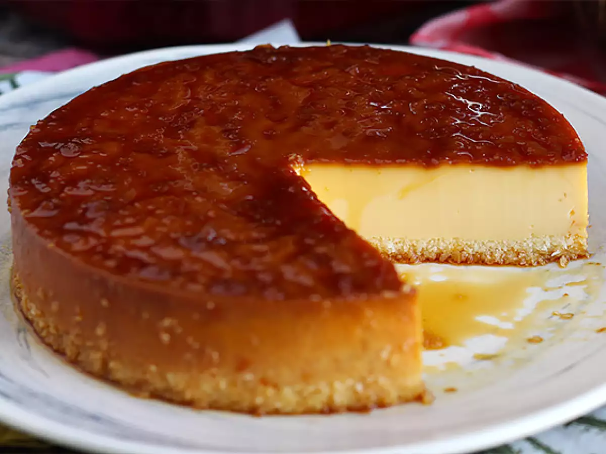 Kokosov flan v aparatu Cookeo - fotografija 4