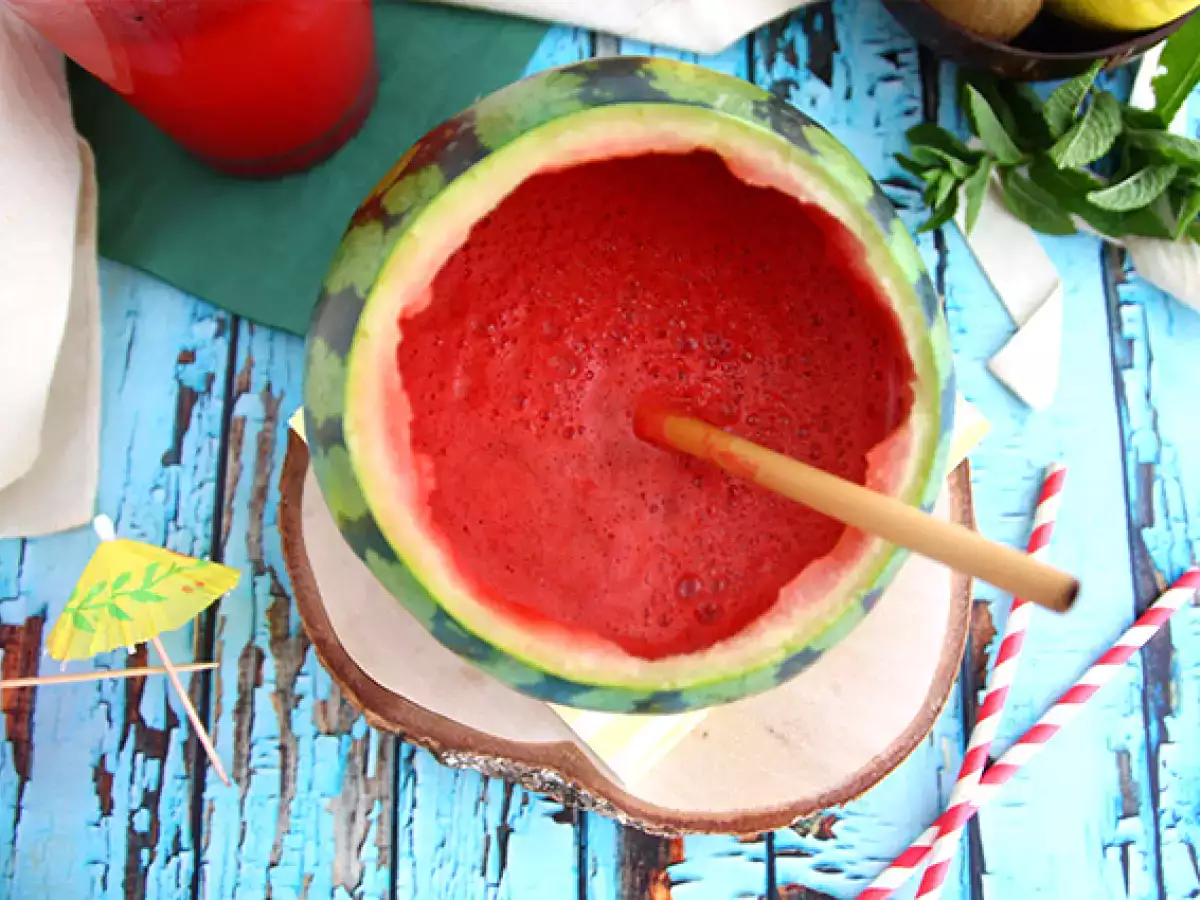 Koktajl z lubeničnim džinom - fotografija 5