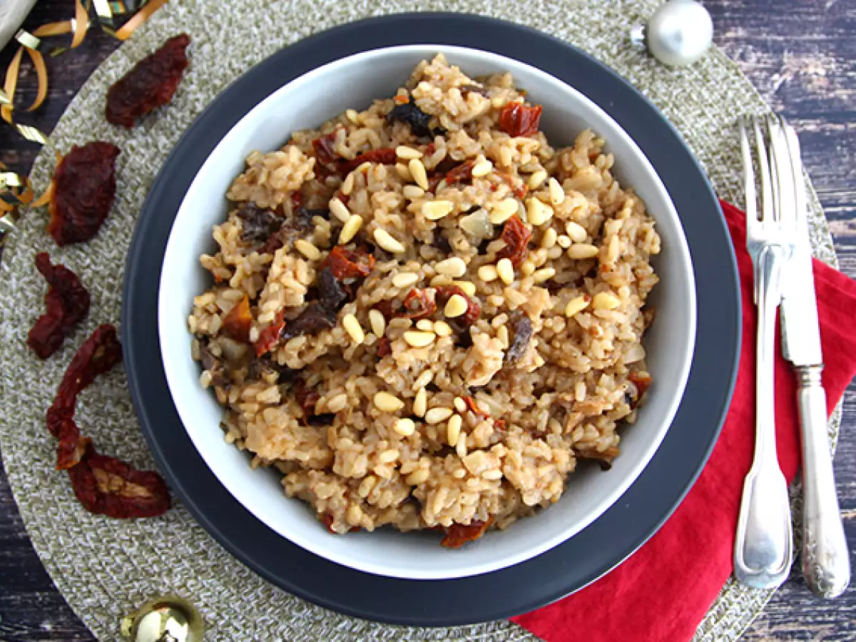 Komplet za rižoto z gobami in posušenim paradižnikom - fotografija 4