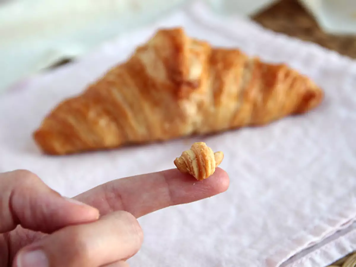 Kosmiči iz mini rogljičkov - fotografija 7