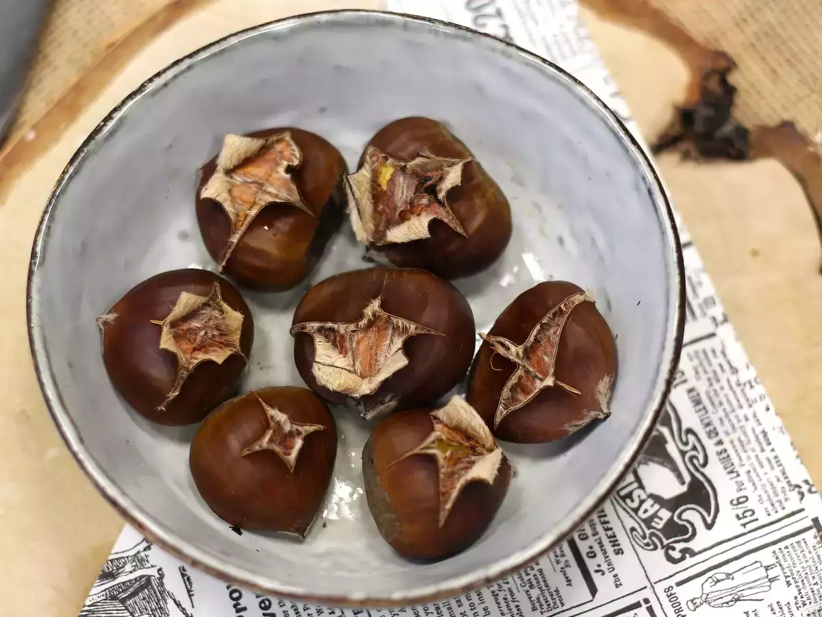 Kostanj za mikrovalovno pečico, pripravljen v samo 3 minutah! - fotografija 5