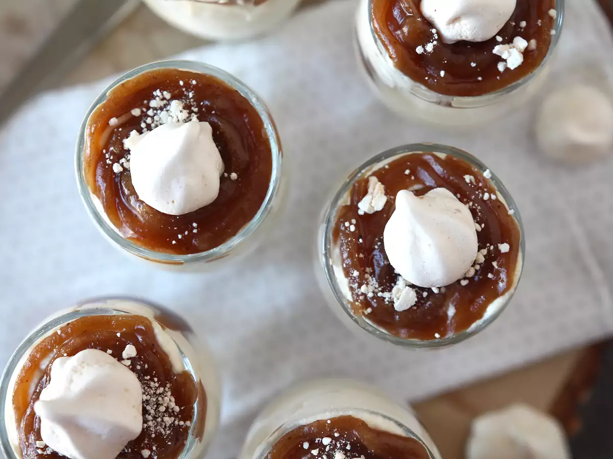 Kozarci v slogu Mont Blanc s kostanjevo kremo - fotografija 8