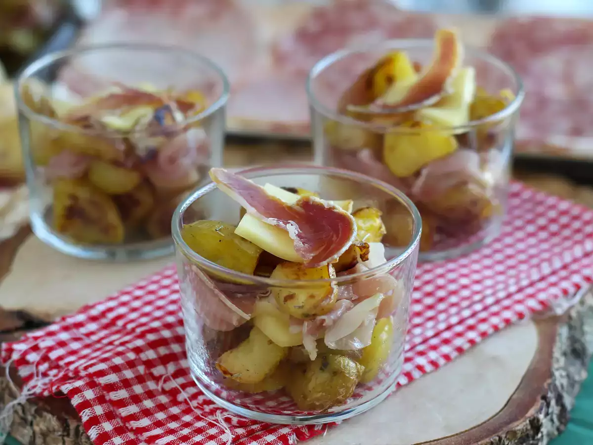 Kozarčki z raclette sirom brez aparata – uživajte v racletteju tudi ob aperitivu - fotografija 3