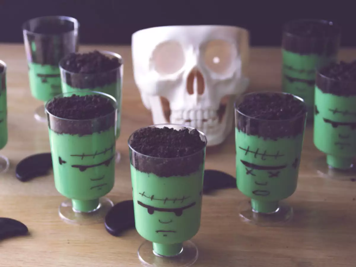 Kreme Frankenstein za noč čarovnic - fotografija 4