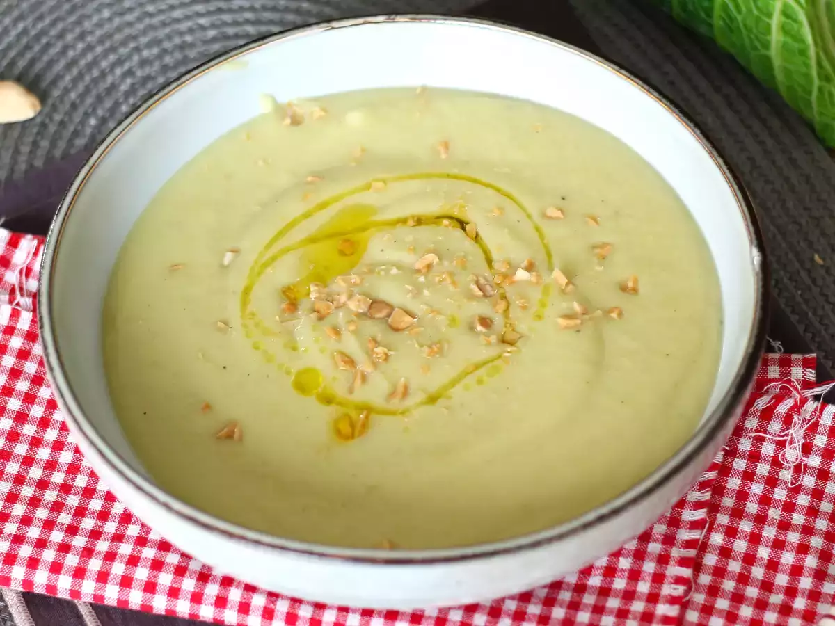 Kremna juha iz ohrovta in krompirja v hitrem kuhalniku - fotografija 4