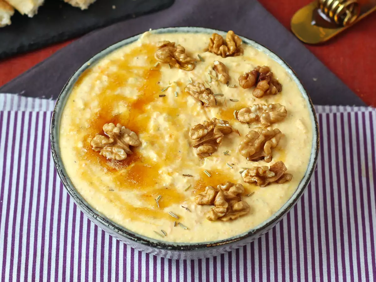 Kremna pašteta iz buč in fete s pridihom medu - fotografija 5